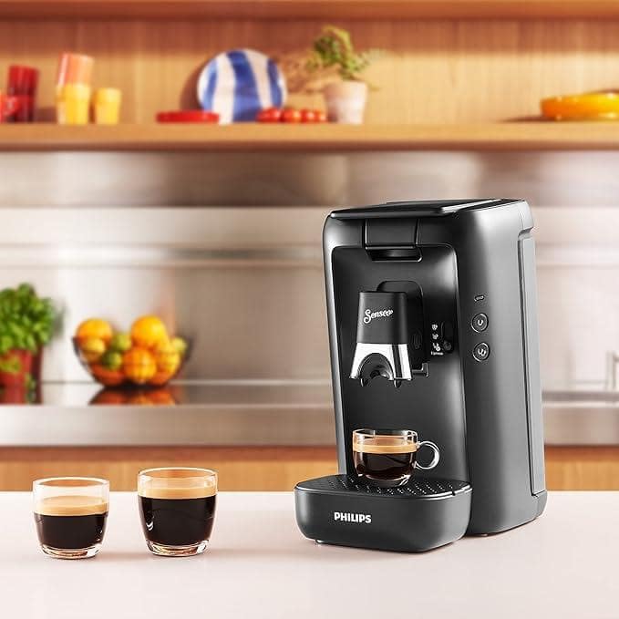Senseo Maestro CSA260/60 – Kaffeepadmaschine mit Intense Plus, 1.2L Wassertank, Schwarz
