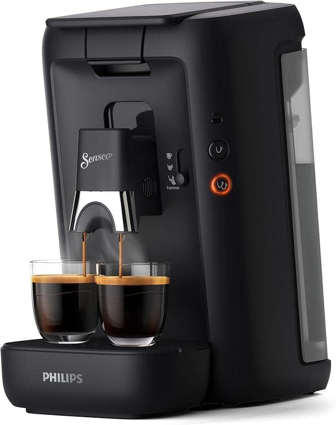 Senseo Maestro CSA260/60 – Kaffeepadmaschine mit Intense Plus, 1.2L Wassertank, Schwarz