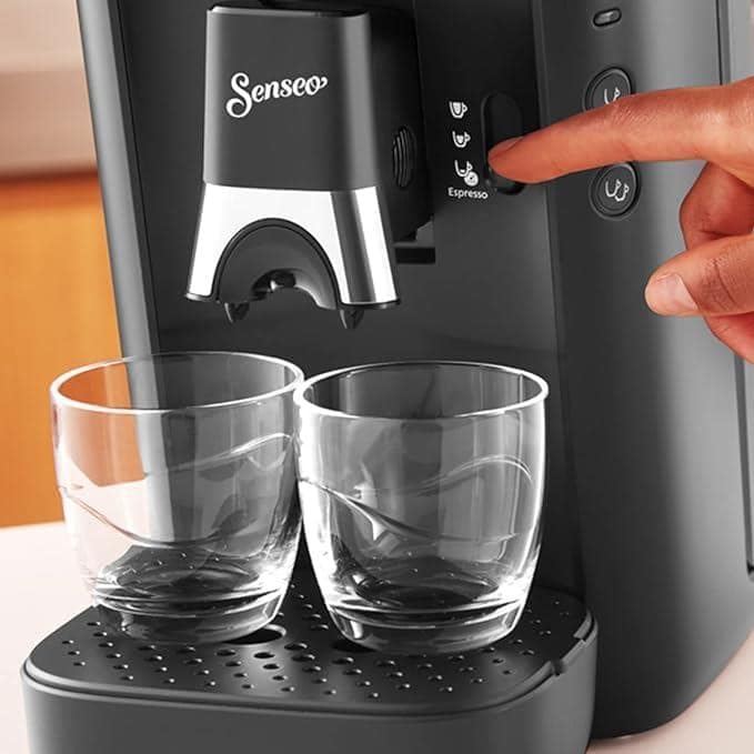 Senseo Maestro CSA260/60 – Kaffeepadmaschine mit Intense Plus, 1.2L Wassertank, Schwarz