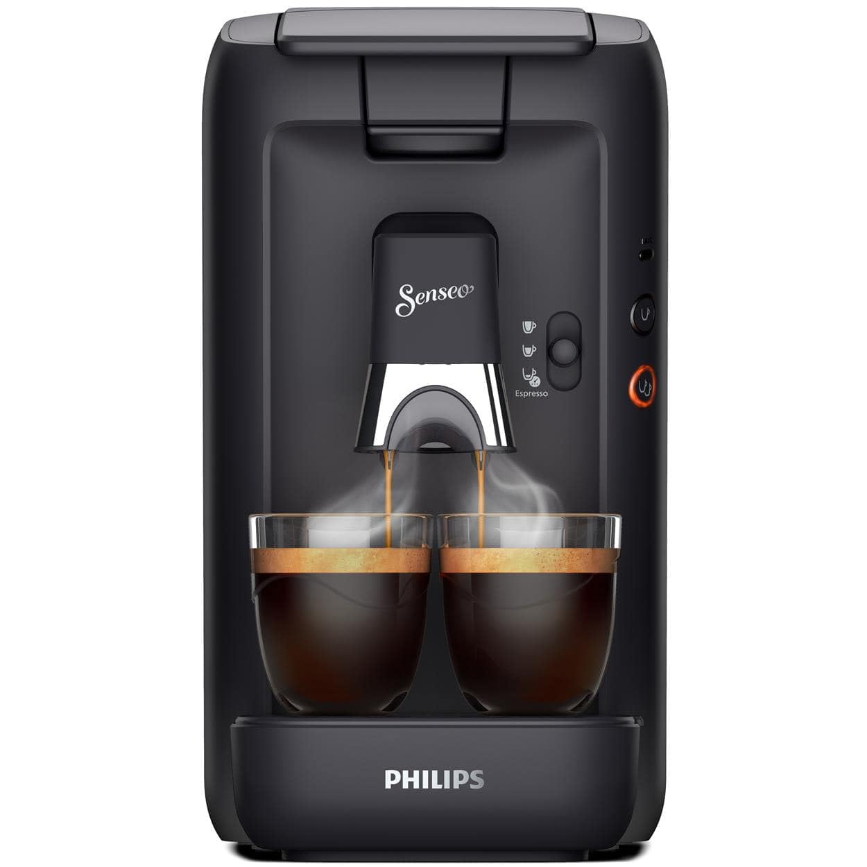Senseo Maestro CSA260/60 – Kaffeepadmaschine mit Intense Plus, 1.2L Wassertank, Schwarz