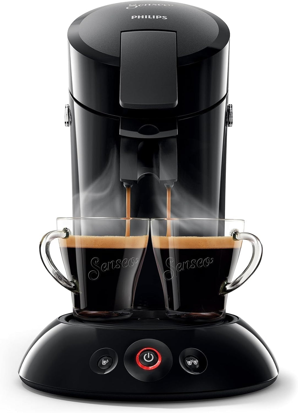 Senseo Original HD6553/67 – Kaffeepadmaschine mit Coffee Boost & Crema Plus, 1450W, Schwarz