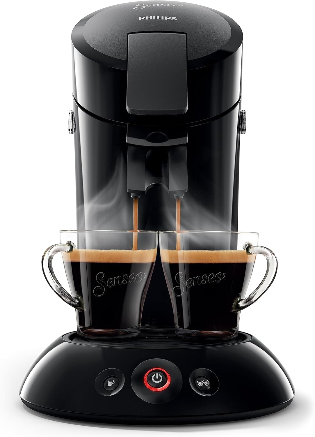Senseo Original HD6553/67 – Kaffeepadmaschine mit Coffee Boost & Crema Plus, 1450W, Schwarz