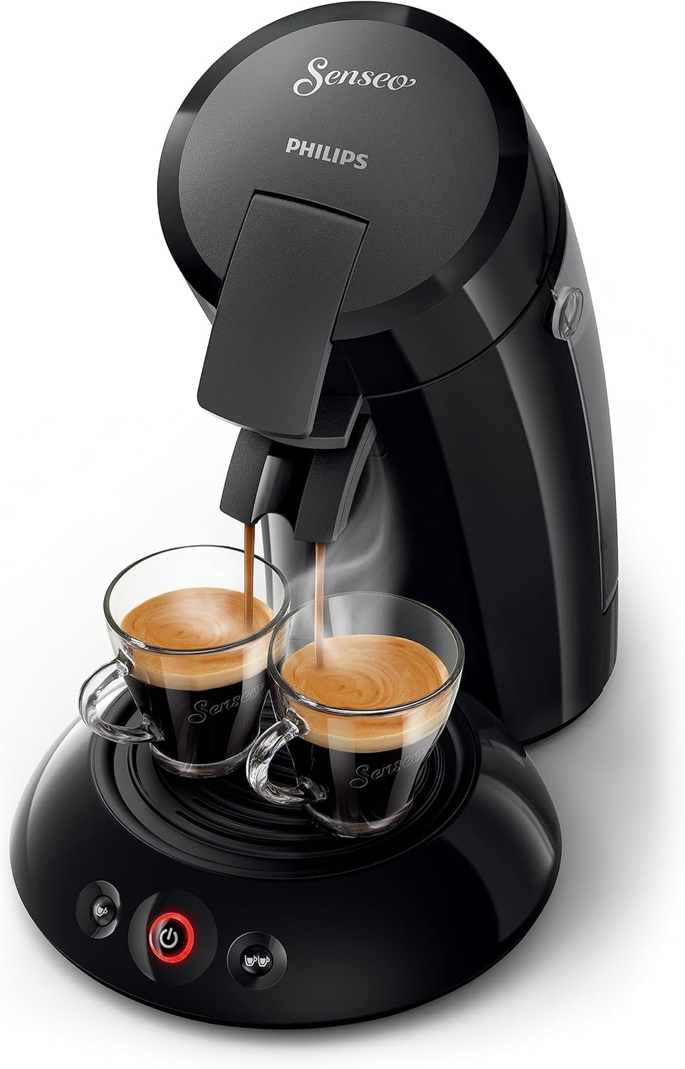 Senseo Original HD6553/67 – Kaffeepadmaschine mit Coffee Boost & Crema Plus, 1450W, Schwarz