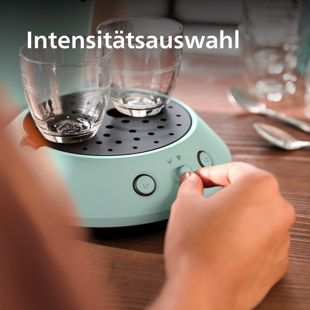 Senseo Original Plus CSA210/80 – Kaffeepadmaschine mit Coffee Boost, Kaffeestärkewahl, Wüsten Grün