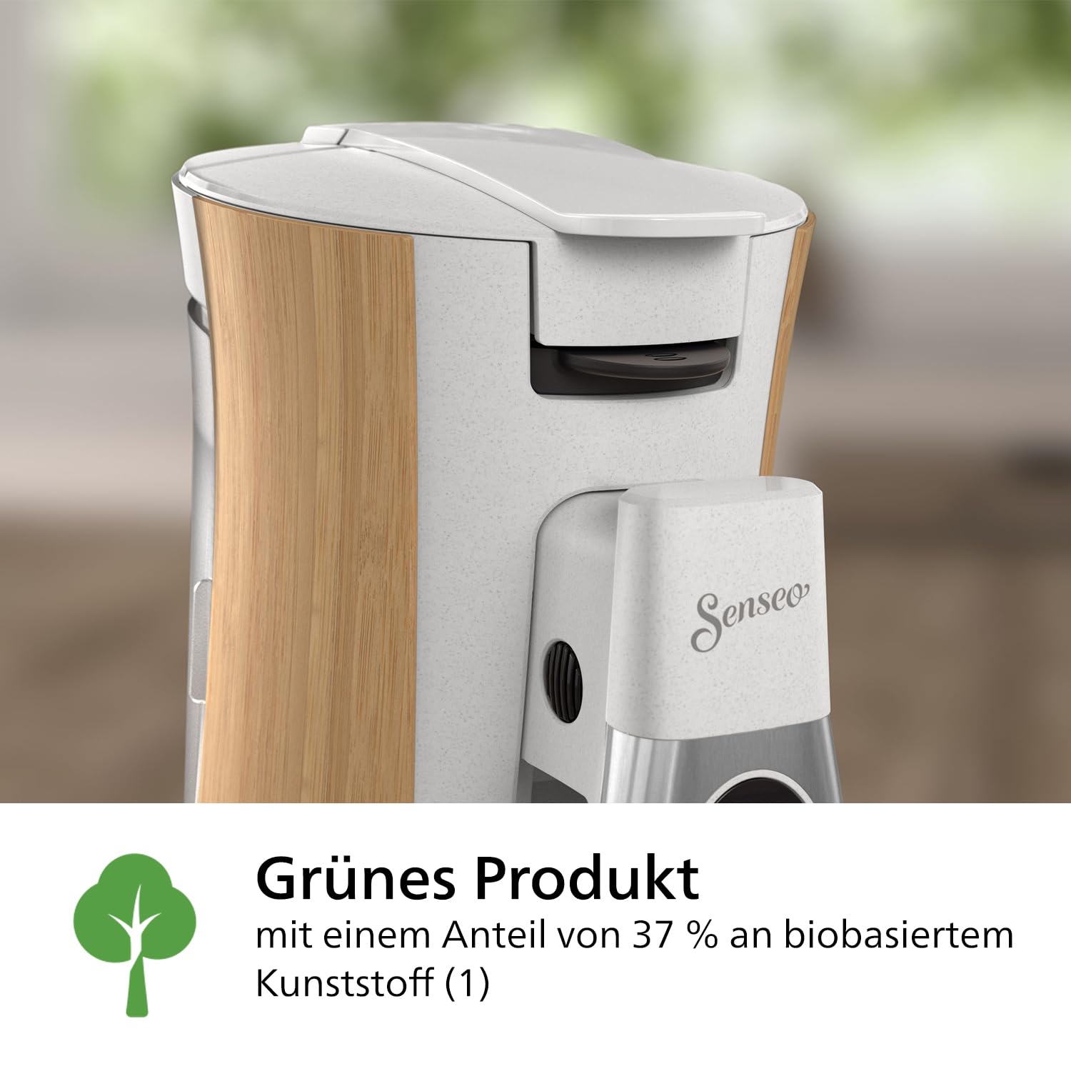 Senseo Select CSA240/05 – Kaffeepadmaschine mit Intensität Plus, Memo-Funktion, Seidenweiss
