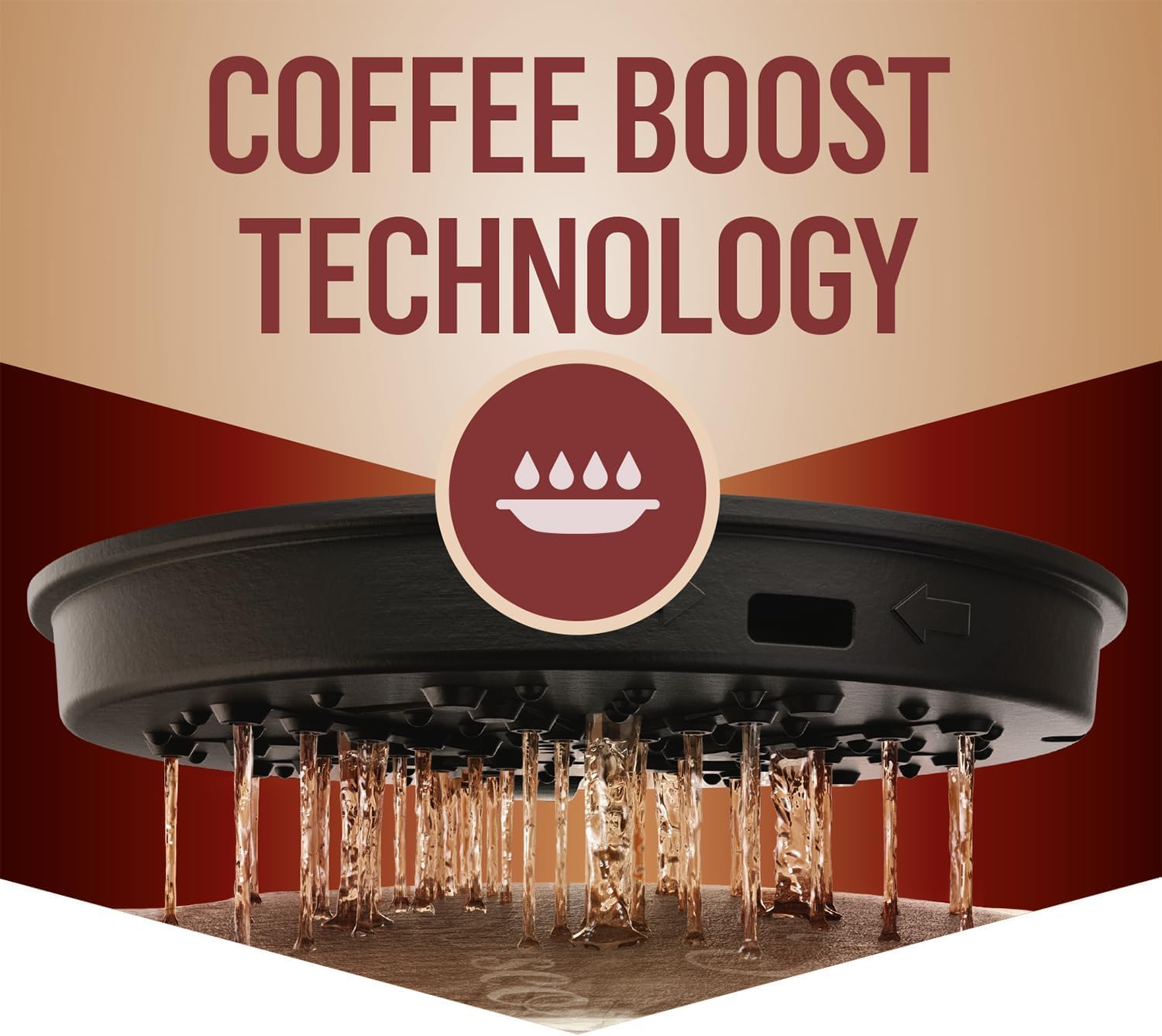 Senseo Original HD6553/67 – Kaffeepadmaschine mit Coffee Boost & Crema Plus, 1450W, Schwarz