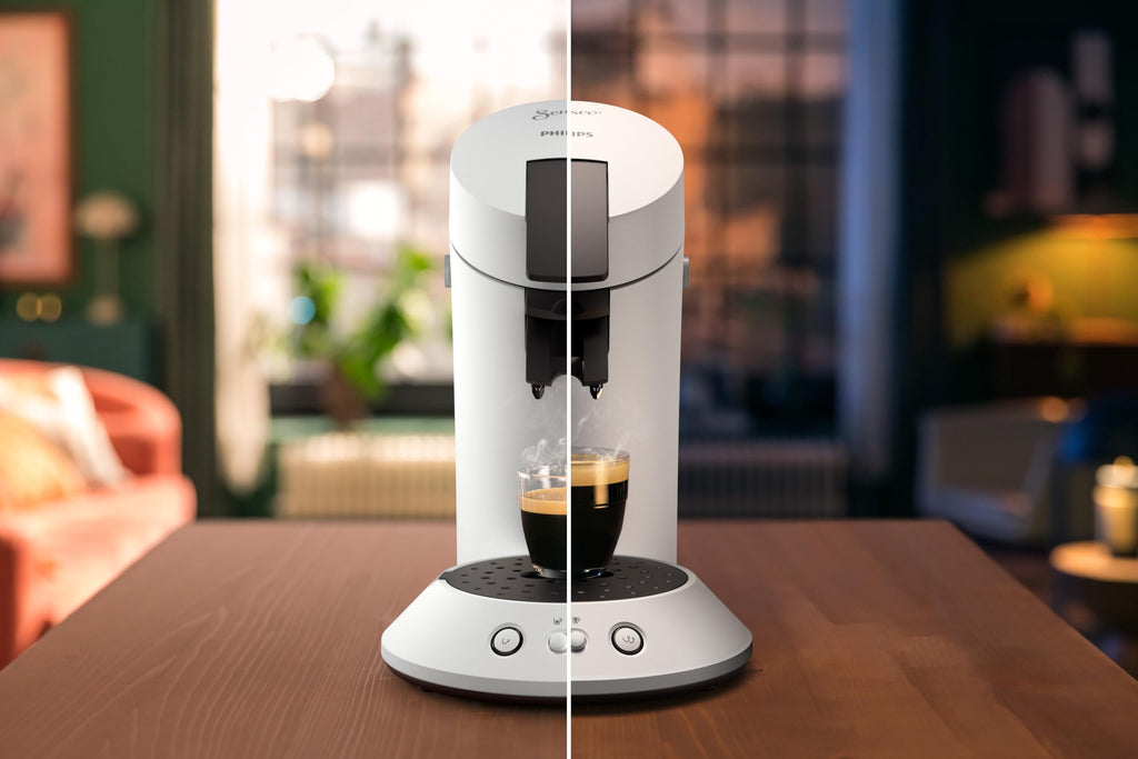 Senseo Original Plus CSA210/10 – Kaffeepadmaschine mit Coffee Boost, Kaffeestärkewahl, Weiss