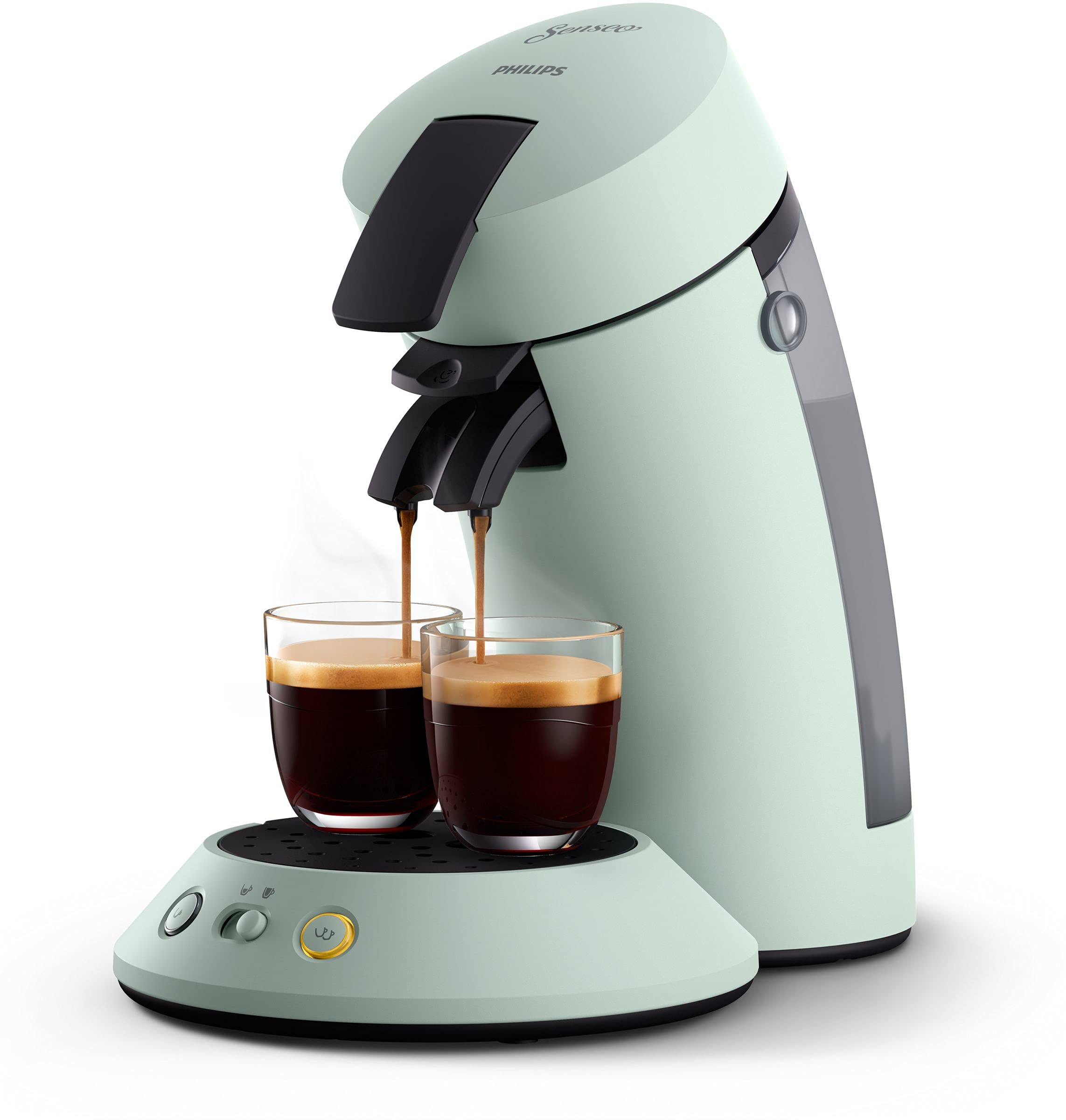 Senseo Original Plus CSA210/20 – Kaffeepadmaschine mit Coffee Boost, Kaffeestärkewahl, Mint