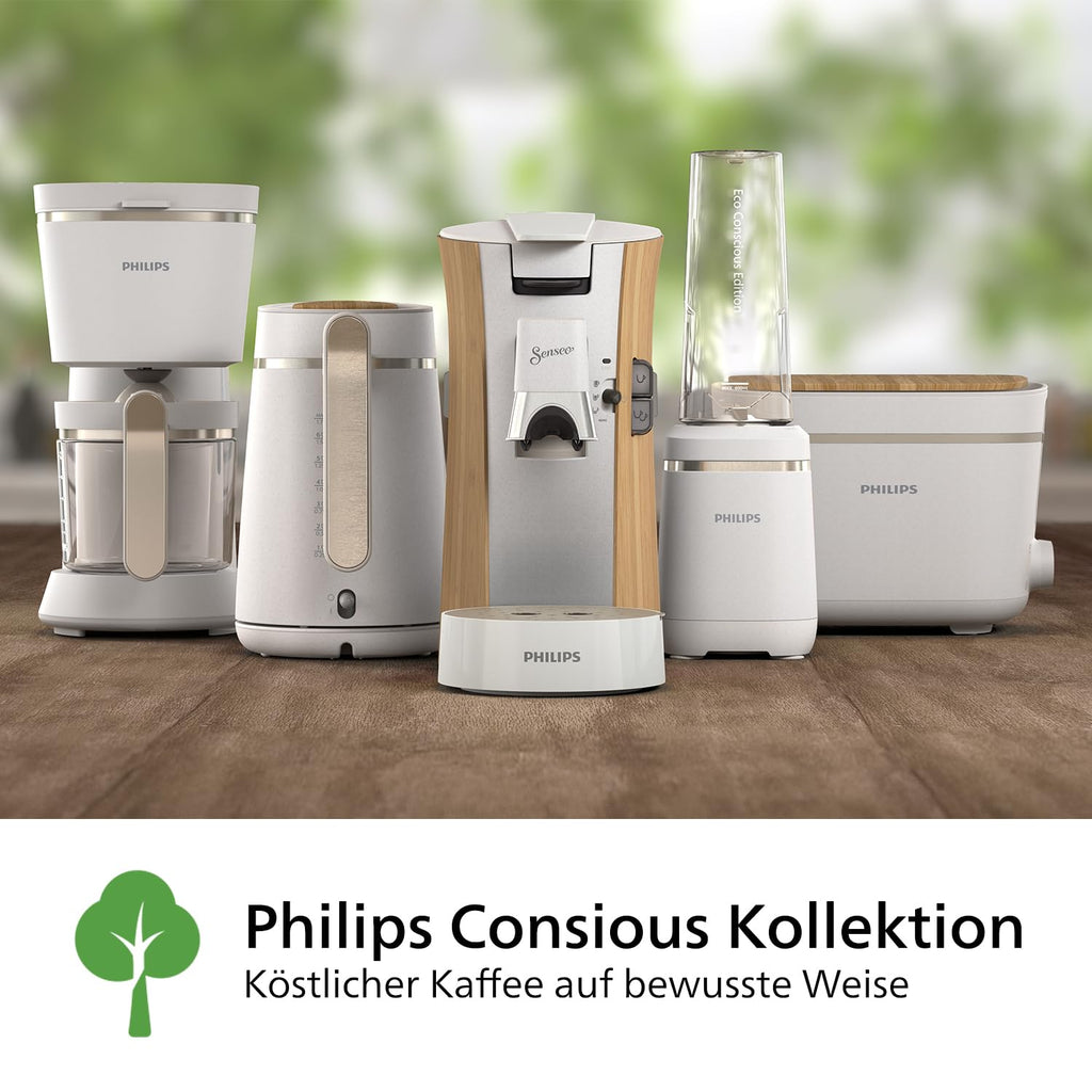 Senseo Select CSA240/05 – Kaffeepadmaschine mit Intensität Plus, Memo-Funktion, Seidenweiss