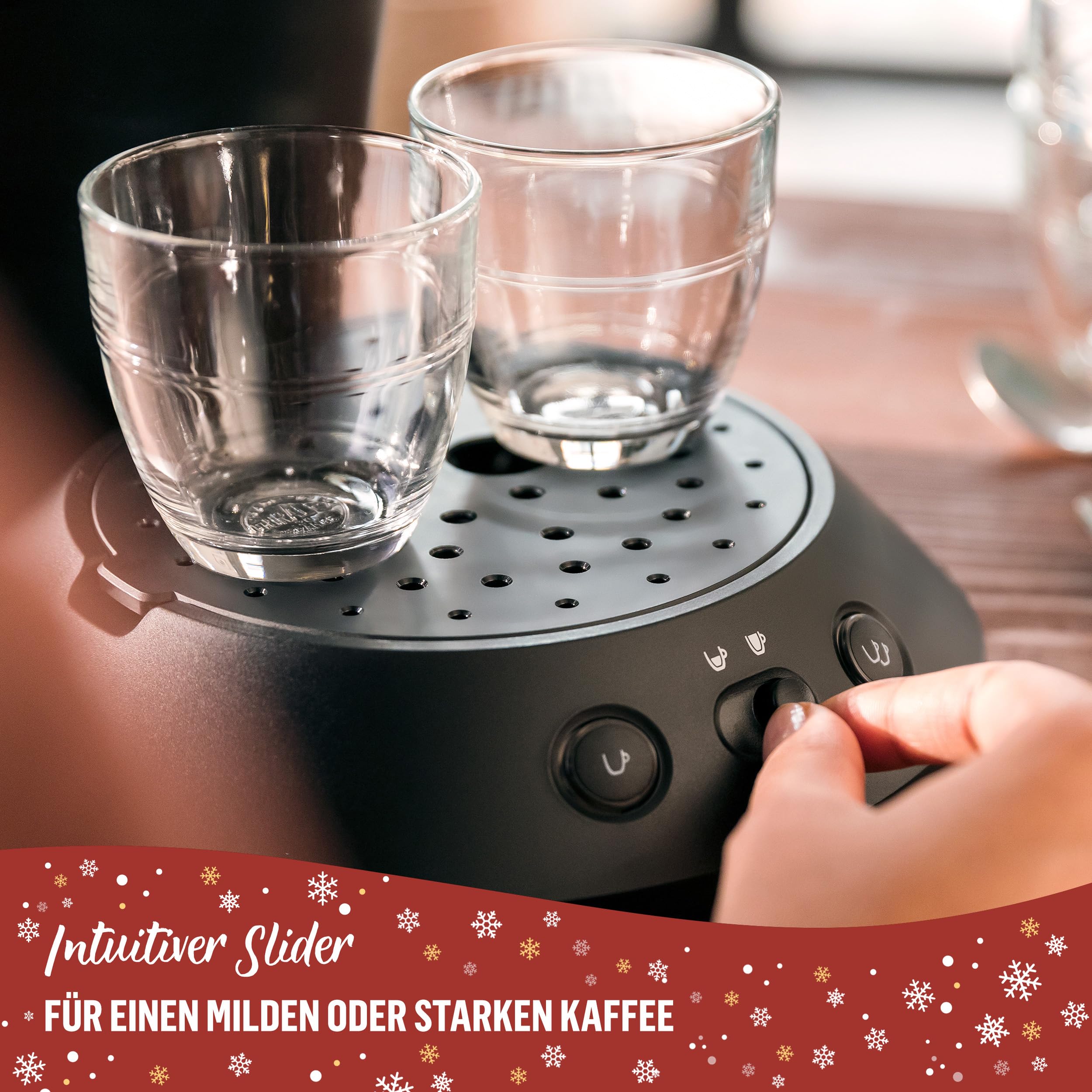 Senseo Original Plus CSA210/69 – Kaffeepadmaschine inkl. 2 Packungen Pads, Coffee Boost, Schwarz